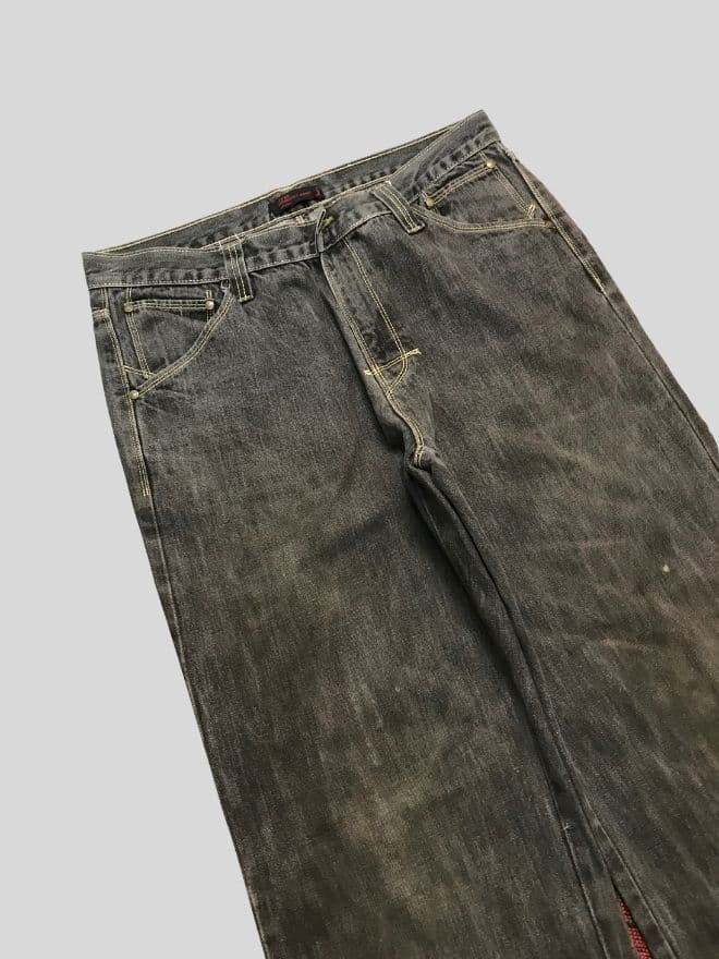 Vintage Levi’s Engineer Jeans Denim | Black | Size 34 — image 5 of 10