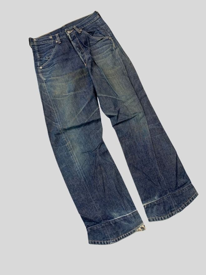 Levi's Vintage Engineer Jeans – Blue Denim – US 30 / EU 46 – Distressed thumbnail 4