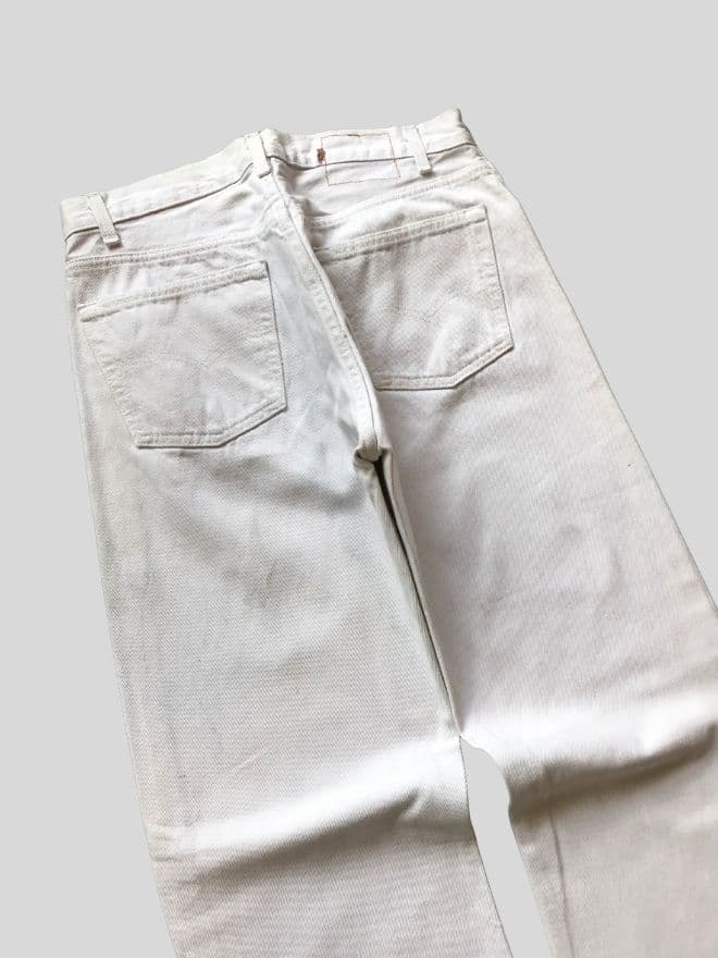 Vintage Levi’s 501  White Denim Jeans – Men’s Size 32 — image 10 of 10