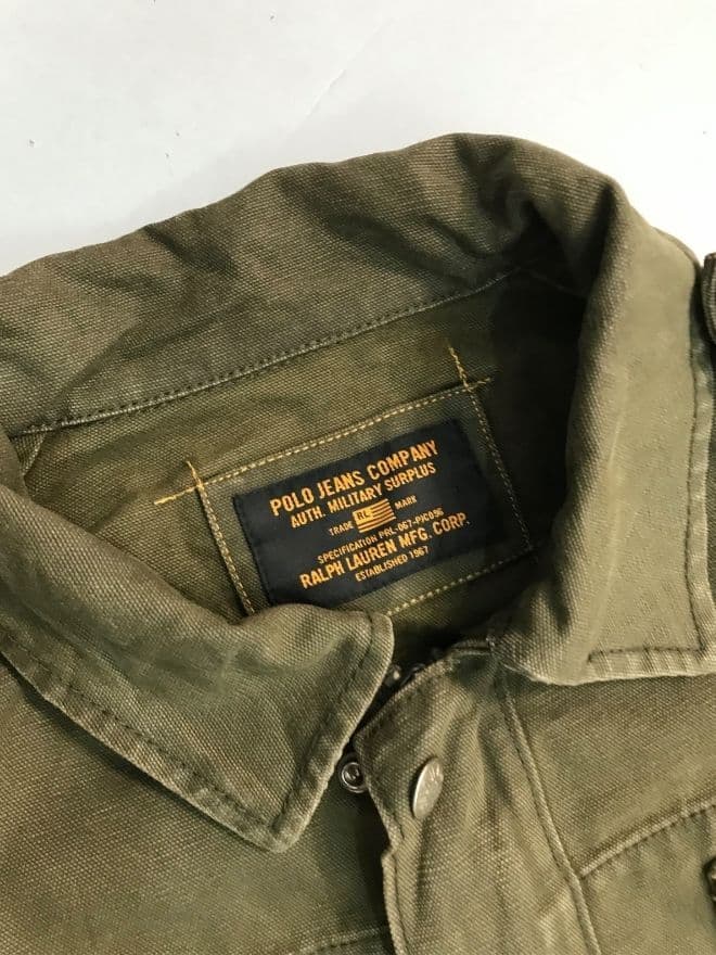 Vintage Polo Jeans Co. Ralph Lauren Military Chore Jacket – Men’s US M / EU 48–50 — image 9 of 12