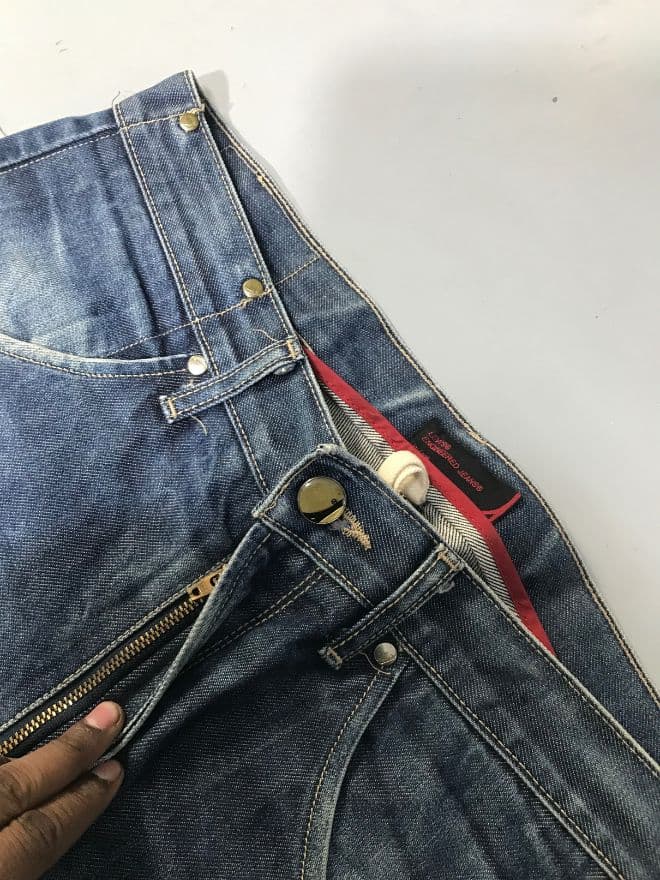 Vintage Levi’s Engineer Jeans Denim – Blue (Men’s Size 32) — image 8 of 9