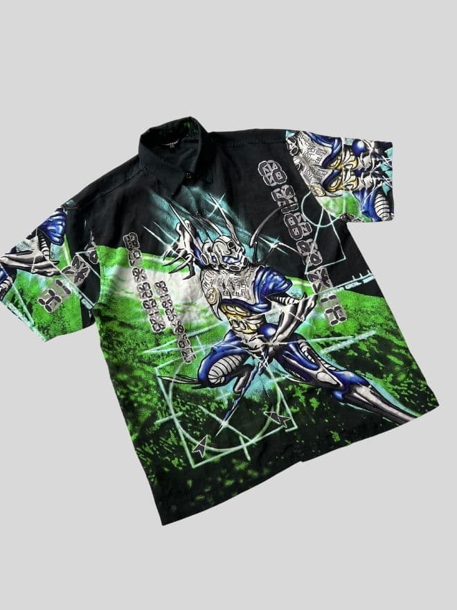 Vintage Liquid Blue Transformers AOP Baggy Fit Shirt – Men’s Size M/L — image 6 of 9