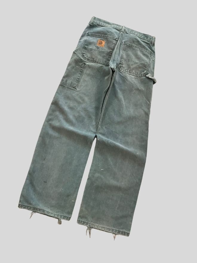 Vintage Carhartt Painted Carpenter Denim – Men’s Size 31 — image 8 of 10