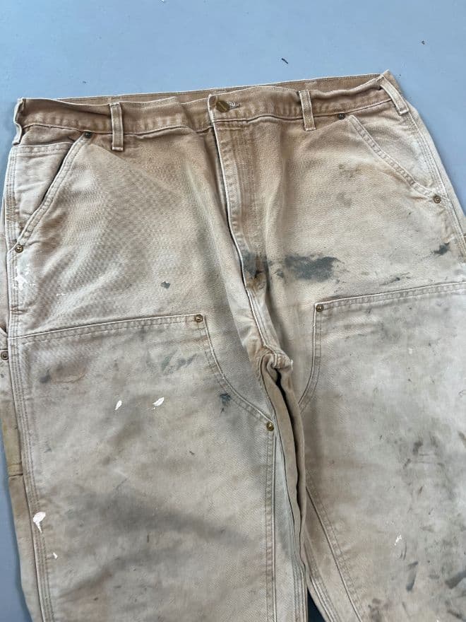 Vintage Carhartt B136 Double Knee Carpenter Denim thumbnail 4