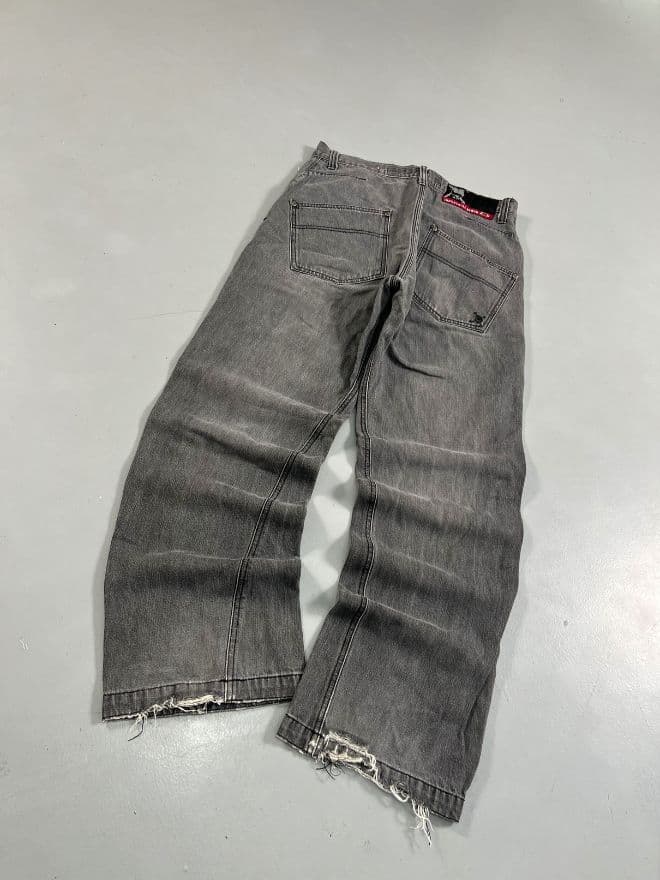 Vintage Oakley Baggy Fit Denim Jeans – Y2K Loose Streetwear — image 9 of 11