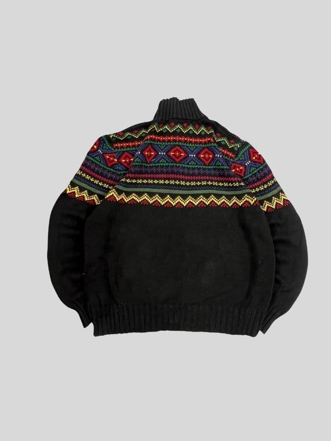 Vintage Polo Ralph Lauren Multi-Color Knit Sweater – Men’s M — image 5 of 8