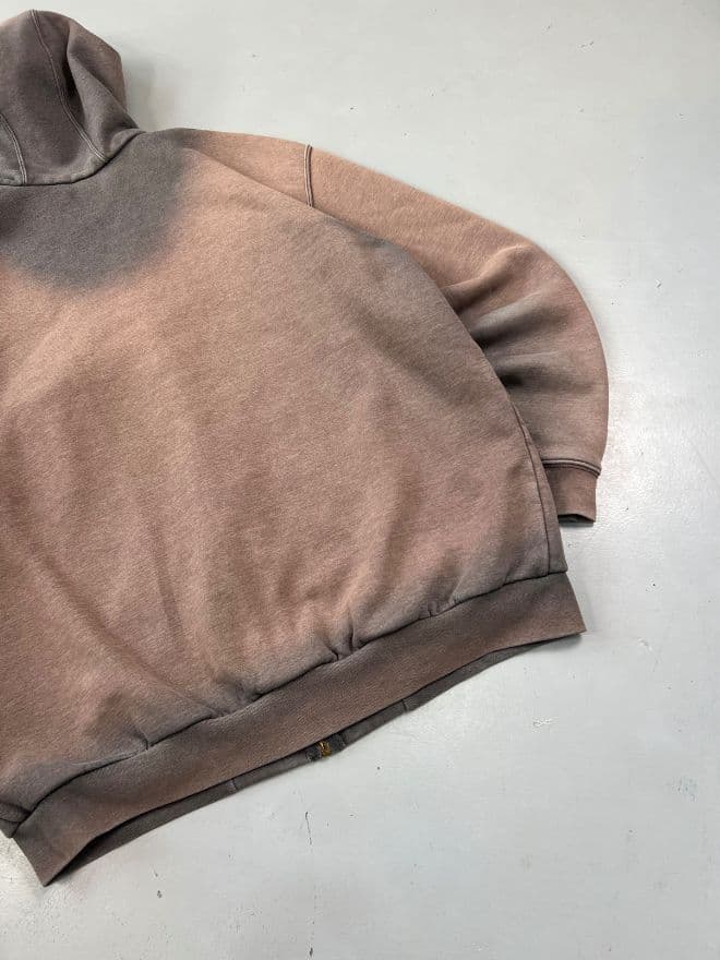 Rare Vintage Sunfaded Carhartt Zip-Up Hoodie – Grey – Size L — image 14 of 14