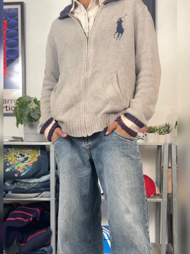 Bundle of Vintage Polo Ralph Lauren Big Pony Full Zipper Sweaters thumbnail 3