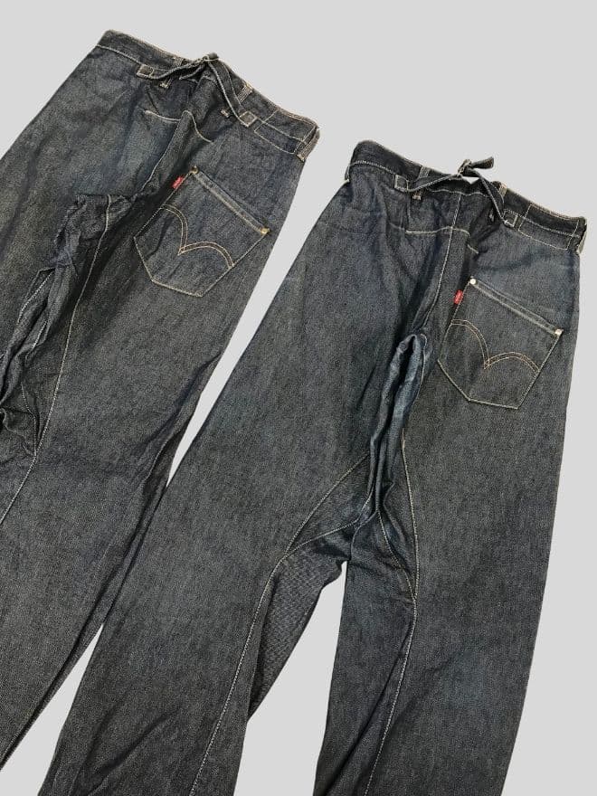 Bundle of 4 Vintage Levi’s Engineer Buckle Belt Denim Pants — image 5 of 19