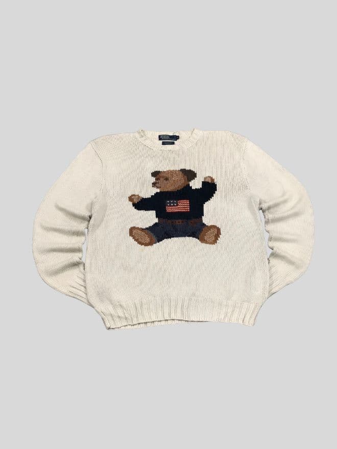 Bundle of Polo Ralph Lauren Bear Knit Sweaters (3 Colors) — image 5 of 24