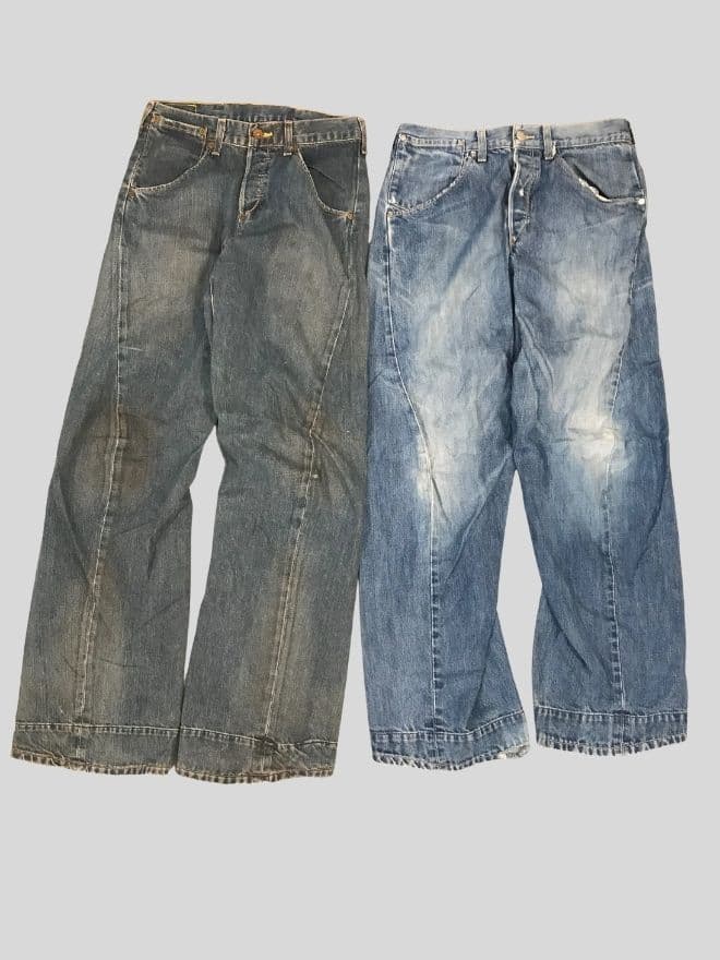 Bundle of 4 Vintage Levi’s Engineer Buckle Belt Denim Pants — image 15 of 19