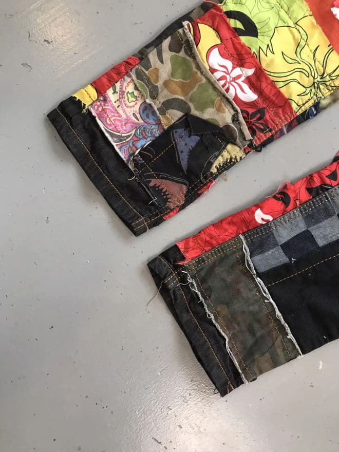 Vintage Biepa Reworked Custom Patchwork Denim – Size 30x32 — image 13 of 13
