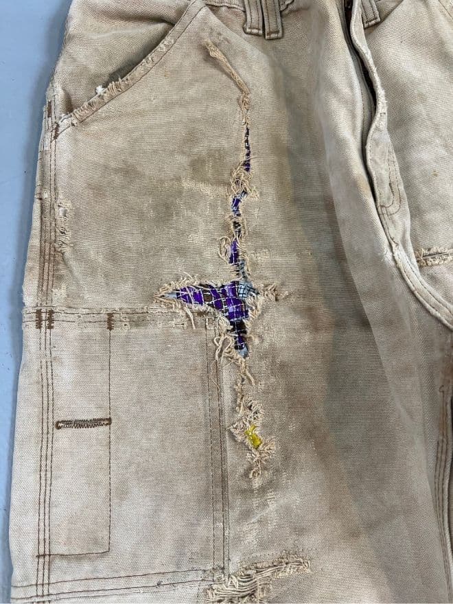 Vintage Carhartt Tan 90s Cargo Pants – Size 32 — image 7 of 13
