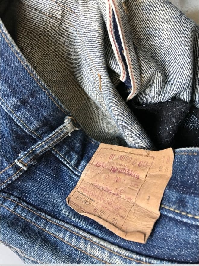 Vintage Levi’s Selvedge Denim Jeans with Custom Patch – Men’s Size 32 — image 6 of 10