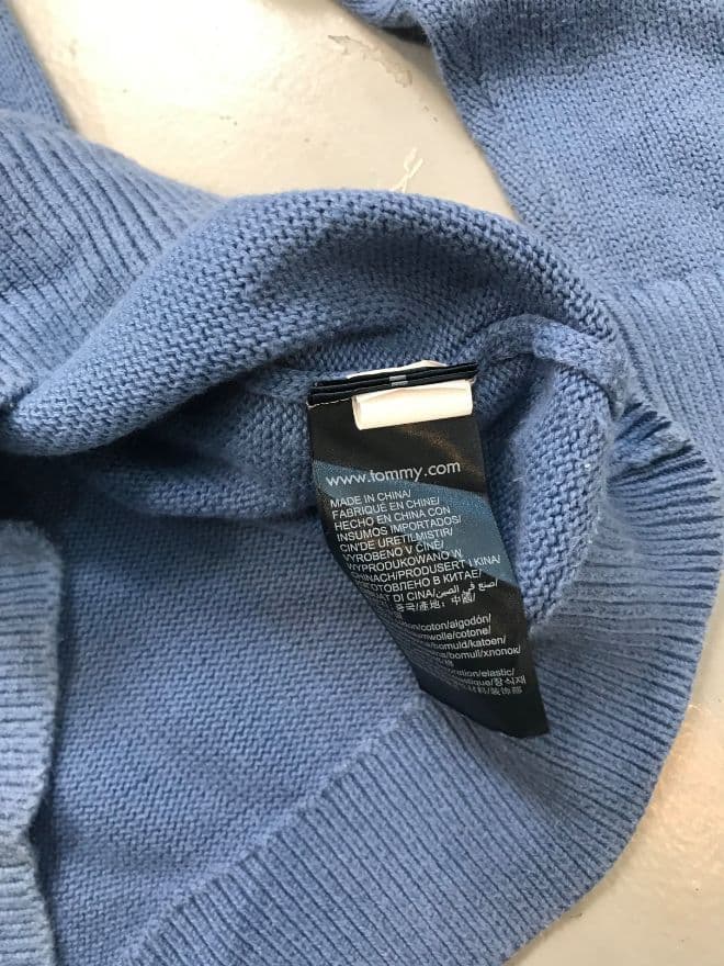 Vintage Tommy Hilfiger Knit Sweater – Women’s Size S (US 4 / IT 40) | Blue thumbnail 2