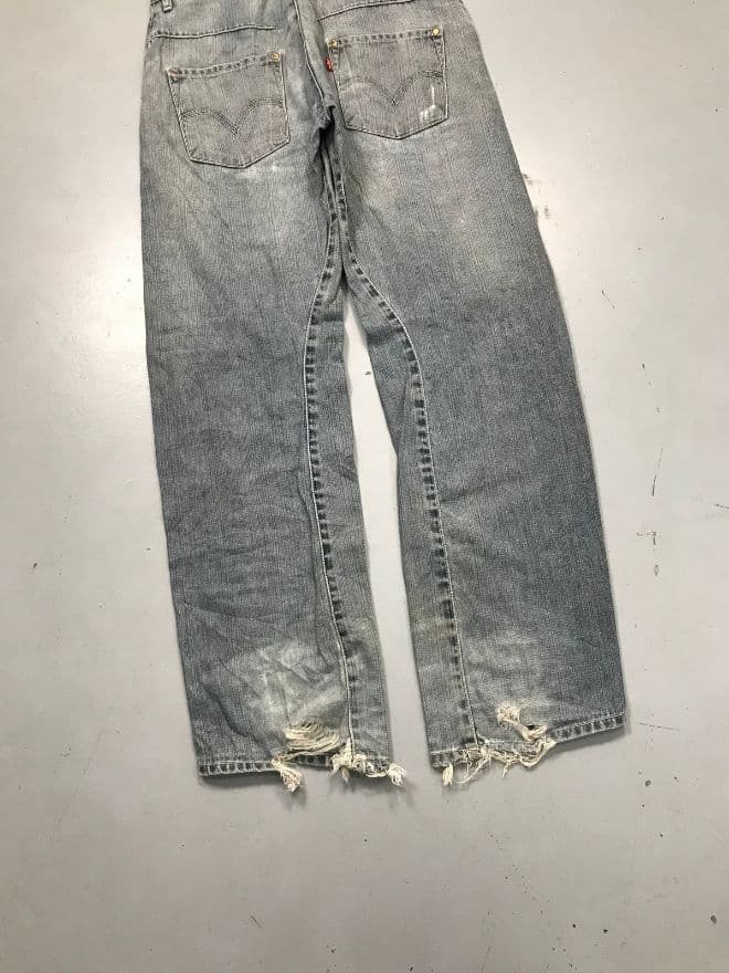 Vintage Levi’s Engineer Jeans – Blue Denim | Size 30 — image 6 of 7