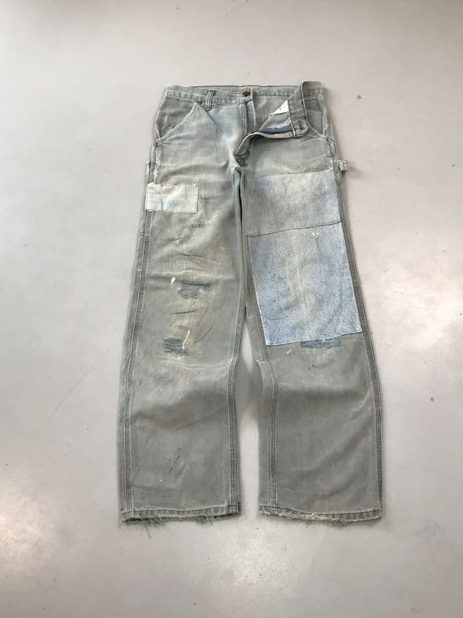 Vintage Carhartt B11 MDT Carpenter Workwear Denim – Size 30 — image 8 of 9