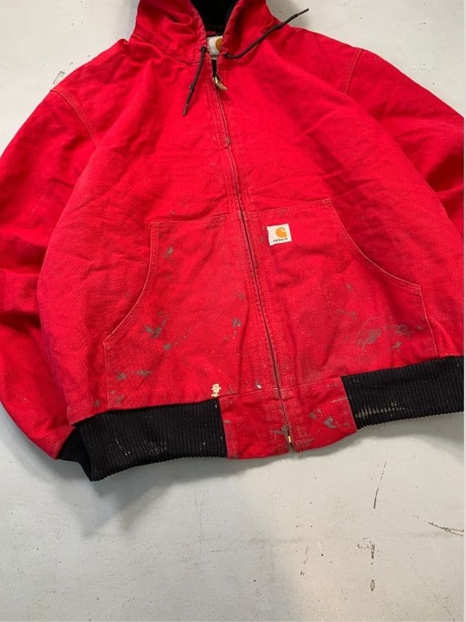 Rare Vintage Carhartt Sherpa-Lined Santa Fe Jacket – Men’s Large (US L / EU 52–54) – Multi Color Streetwear — image 9 of 11