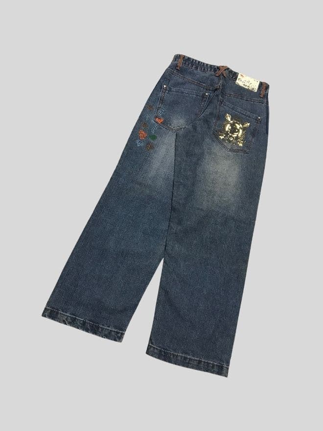 Vintage Southpole Embroidered Baggy Denim — image 8 of 11