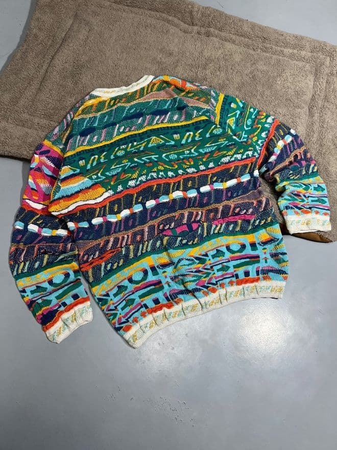 Vintage Coogi 3D Multicolored Knit – Size M — image 6 of 9