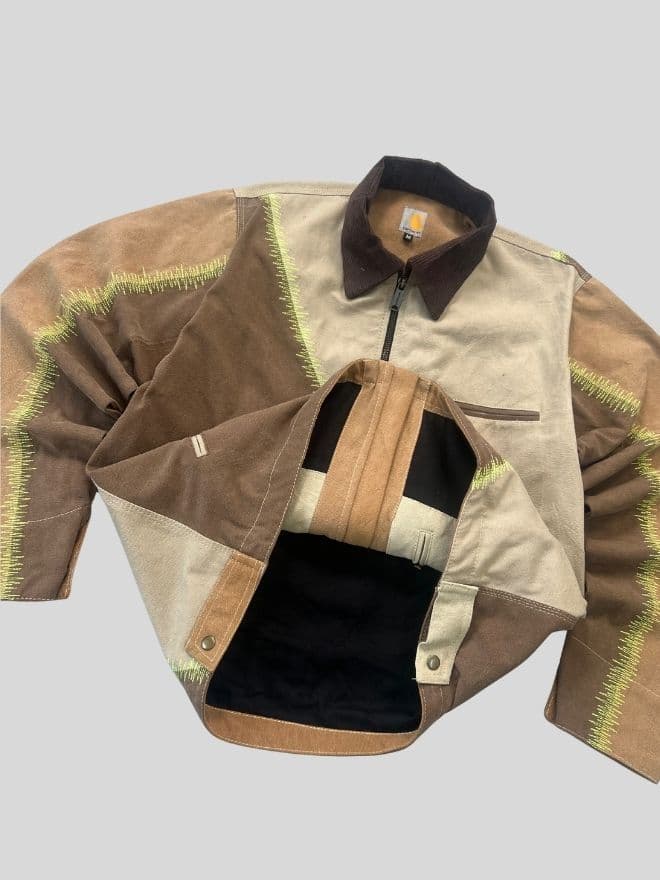 Vintage One-of-One Carhartt Detroit Upcycled Lightweight Boxy Jacket | Size M — image 6 of 12