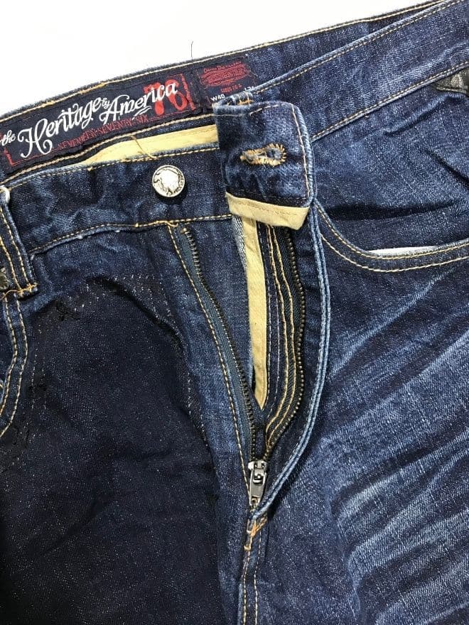 Vintage JNCO Heritage America Embroidered Wide-Leg Denim | Size 42 — image 9 of 12