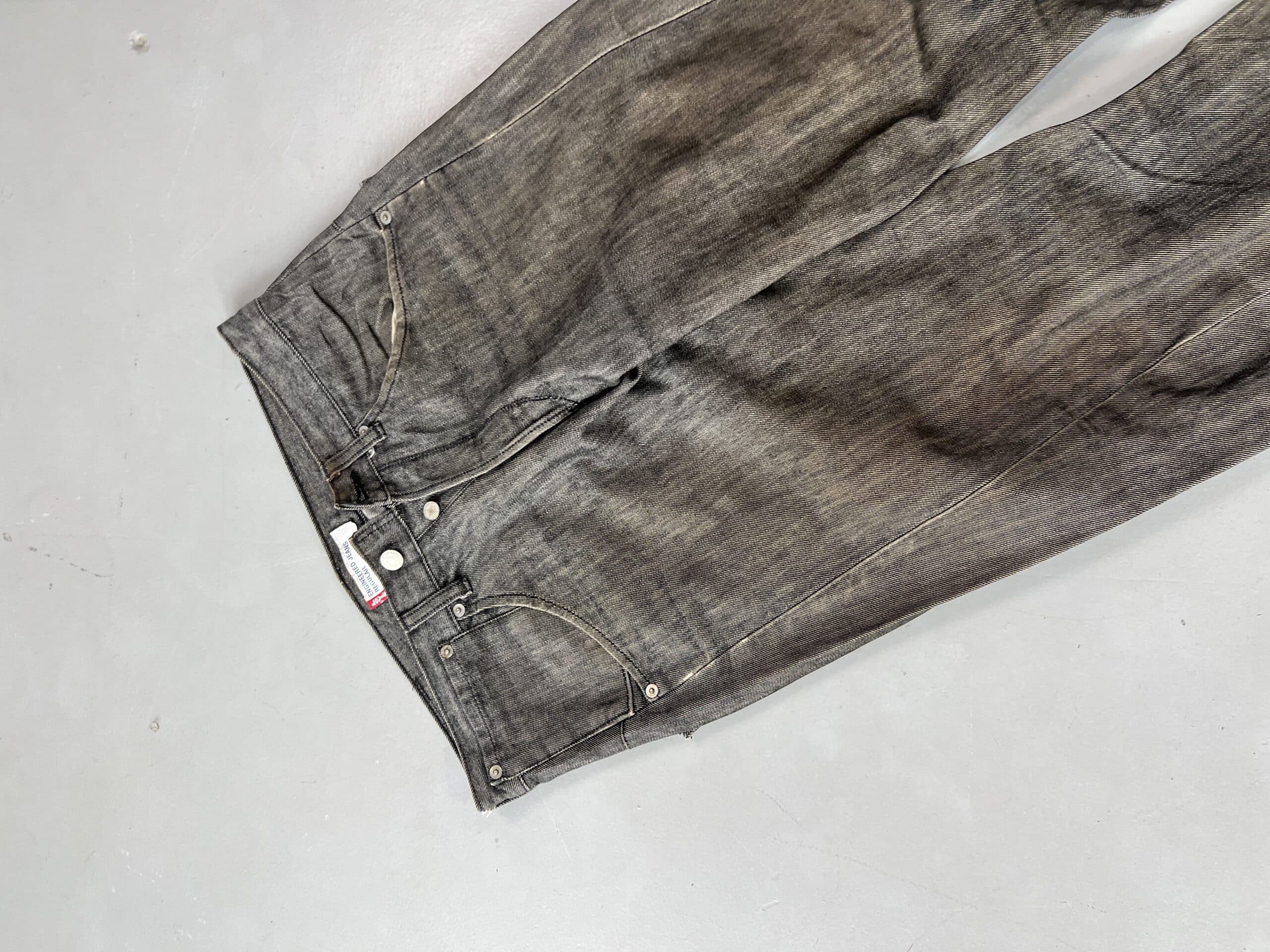 Vintage Levi’s Engineer Jeans Denim – Black Workwear Fit (Size 32) — image 11 of 11