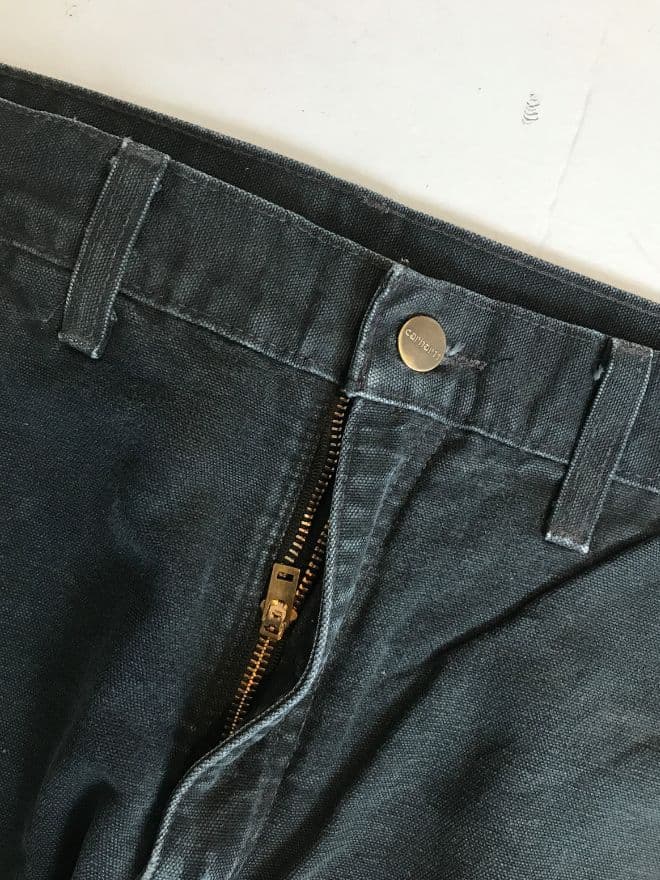 Vintage Carhartt Blanket Lined Denim Pants – Black (Men’s 31) — image 6 of 9