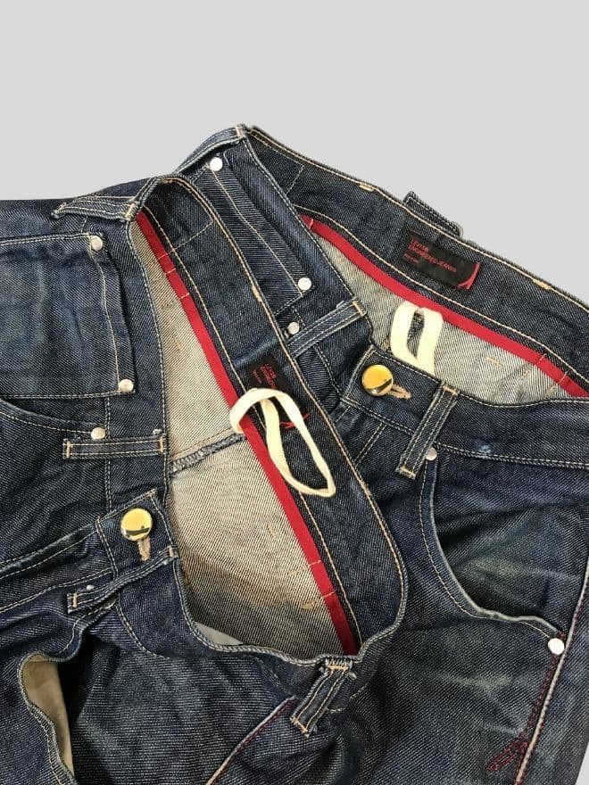 Bundle of 4 Vintage Levi’s Engineer Buckle Belt Denim Pants — image 9 of 19