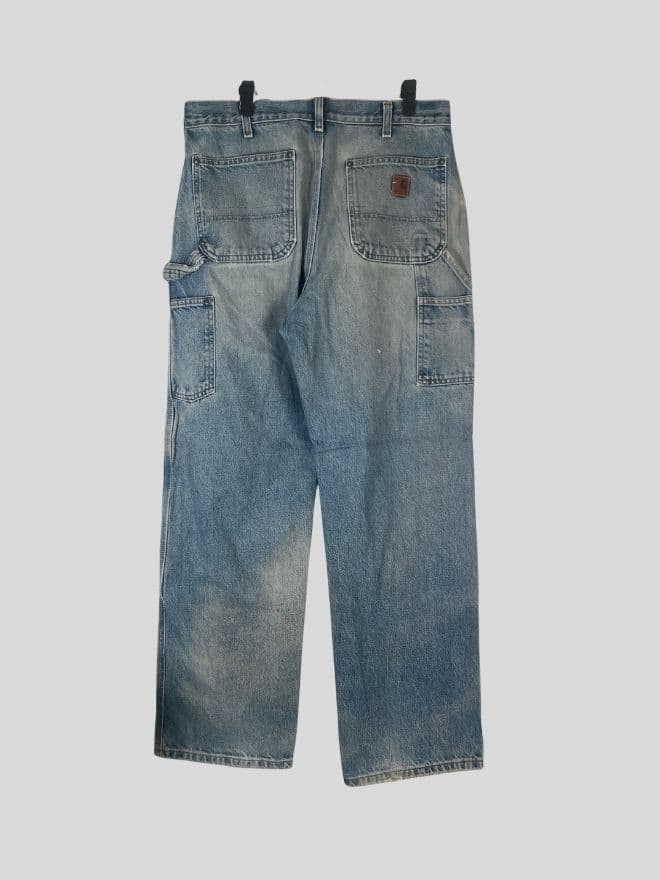 Vintage Carhartt B73-DST Double Knee Workwear Denim | Size 34 — image 8 of 8