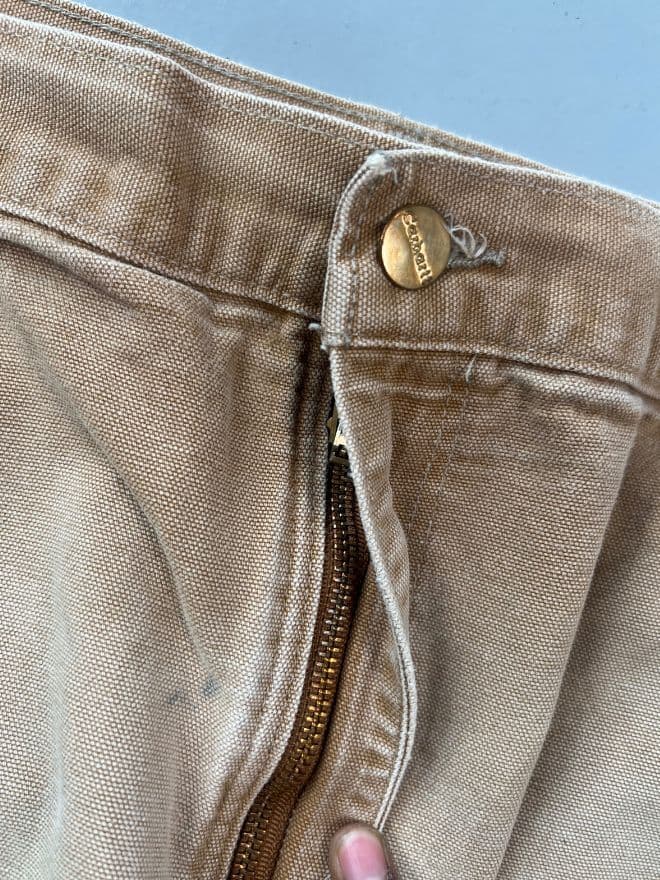 Vintage Carhartt B136 Double Knee Carpenter Denim — image 7 of 13