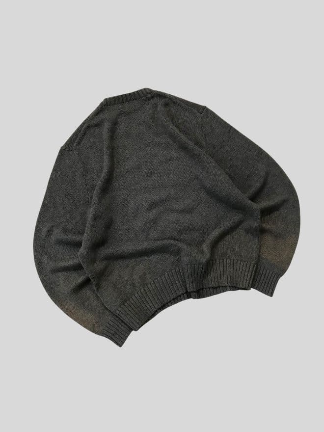 Vintage Polo Ralph Lauren Bear Knit Sweater – Blue – Size M — image 5 of 8