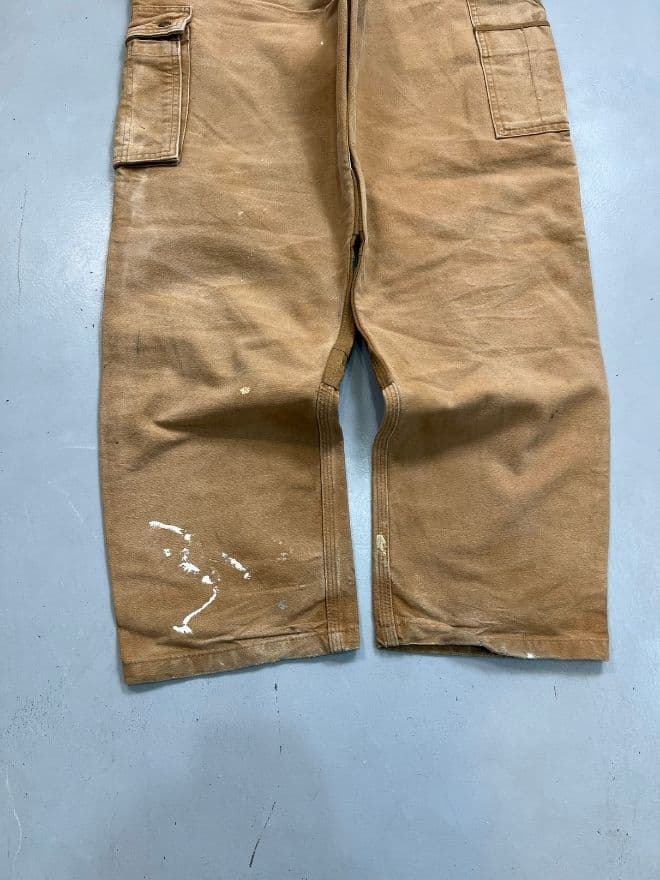 Vintage Carhartt Workwear Cargo Denim Pants – Men’s Size US 34 (EU 50) | Brown — image 9 of 10
