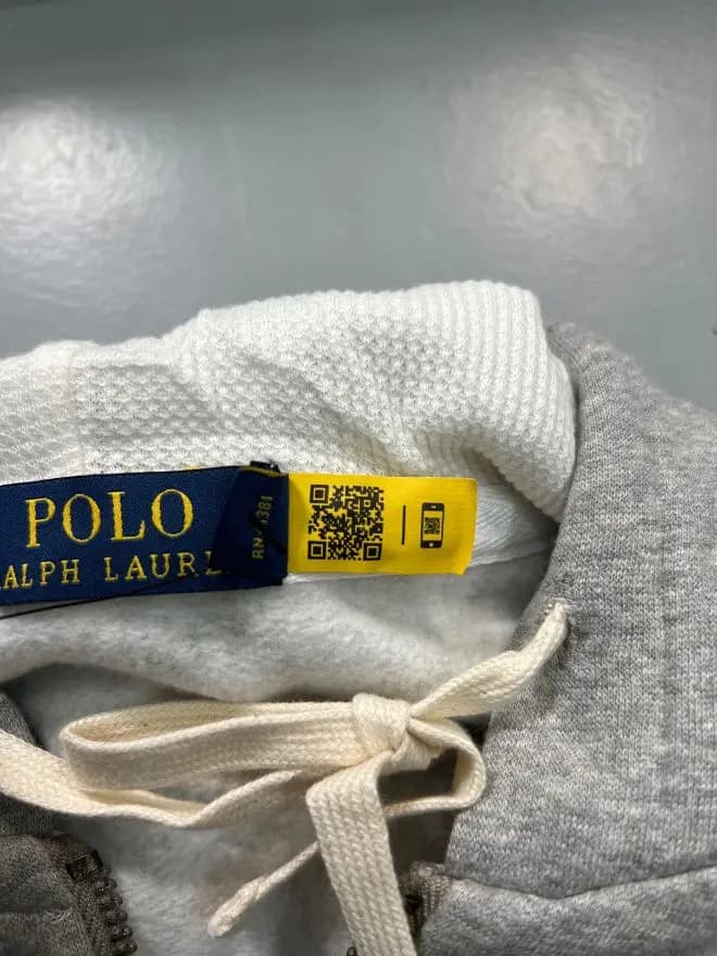 Polo Ralph Lauren Full-Zip Jacket – Deadstock Gray (S / M / L Available) — image 12 of 12