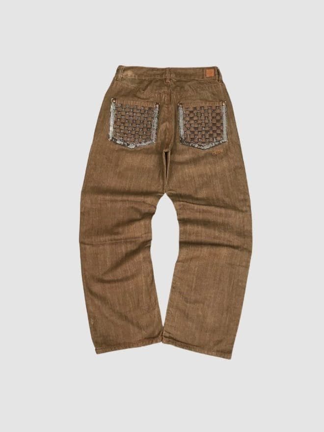 CRAZY RARE VINTAGE CEZER STUDDS WORK PANT thumbnail 3