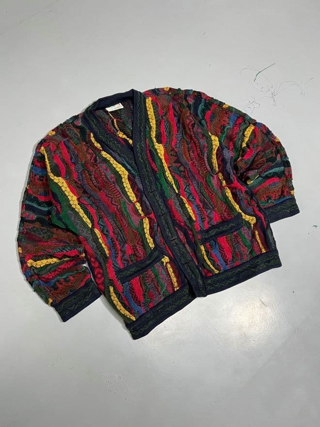 Bundle of  Vintage Coogi Multicolor 3D Knit Sweaters — image 8 of 9