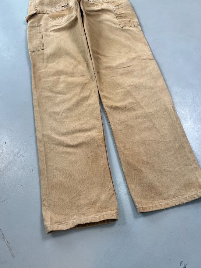 Vintage Carhartt B01 BRN Double Knee Workwear Pants – Size 30 — image 11 of 12
