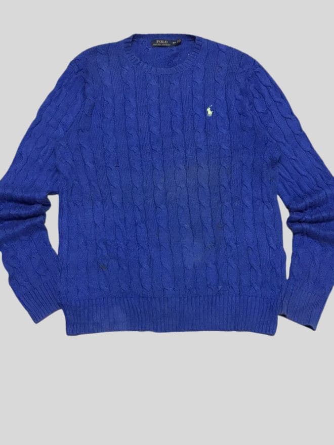 Bundle of vintage Polo Ralph Lauren Polo Bear & Cable Knit Sweaters — image 11 of 13
