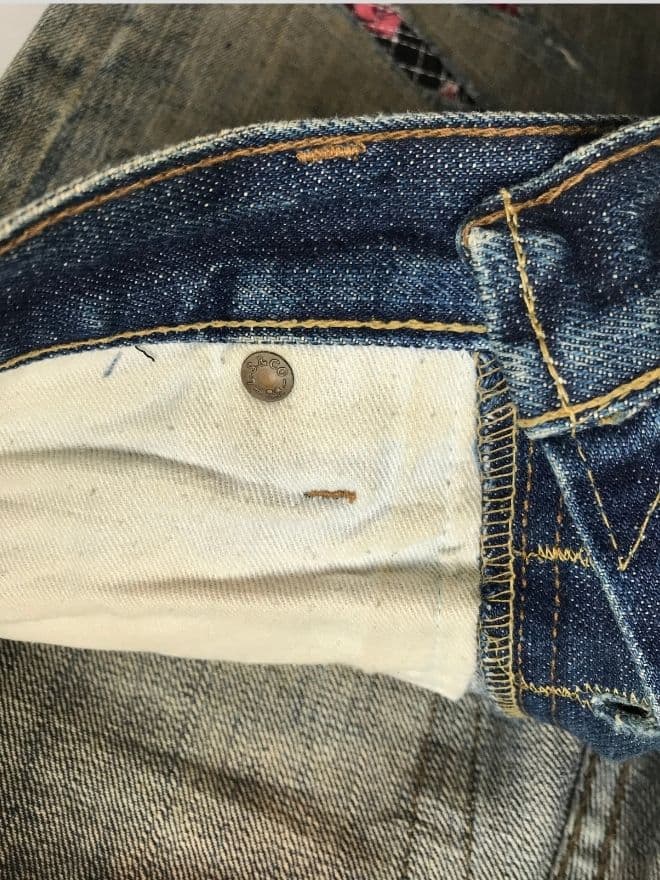 Vintage Levi’s Selvedge Denim Jeans with Custom Patch – Men’s Size 32 — image 10 of 10