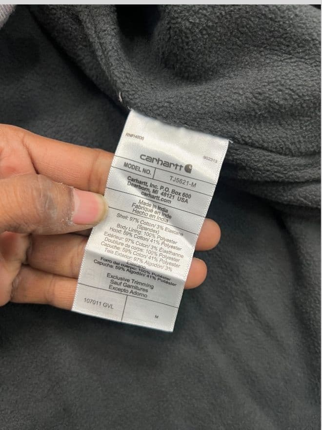 Bundle of Factory Leftover Carhartt Hoodies & Flannel Hooded Jackets — image 45 of 48
