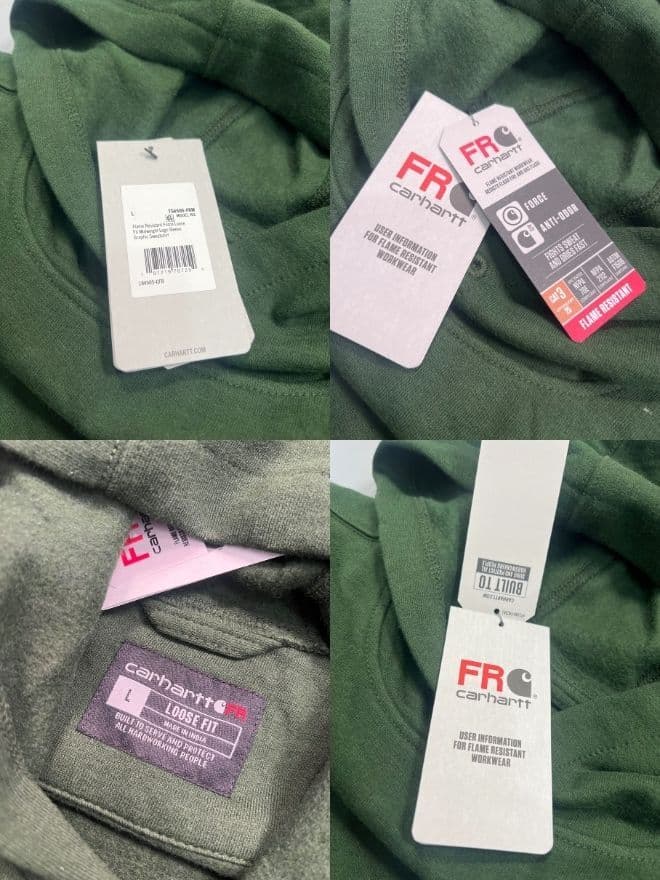 Bundle of Factory Leftover Carhartt Hoodies & Flannel Hooded Jackets — image 5 of 48