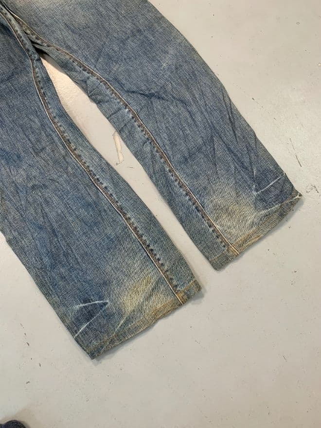 Vintage Levi's Engineer Jeans – Blue Denim – Men’s 28 (US 28 / EU 44) – Classic Workwear — image 8 of 11