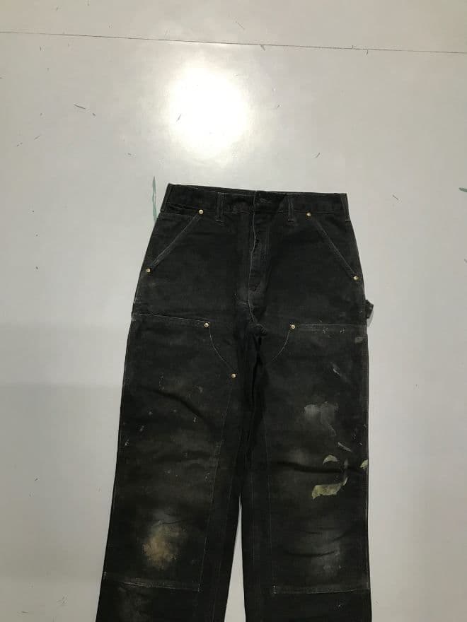 Vintage Carhartt B01 BLK Double Knee Workwear Pants – Men’s Size 34 (Black) — image 11 of 11