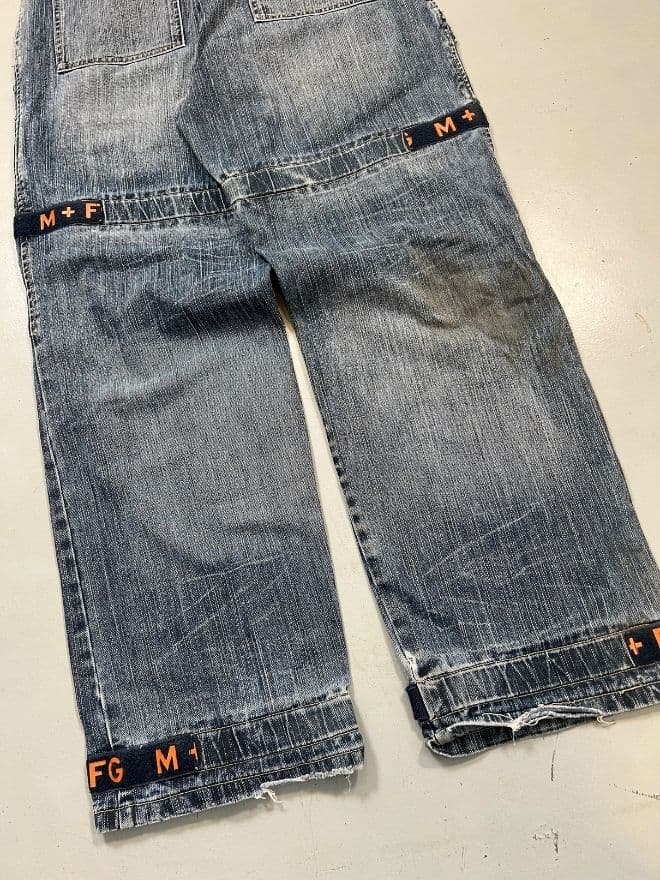Vintage Marithé + François Girbaud Cargo Denim | Workwear Jeans | Size 34 | Blue — image 7 of 13
