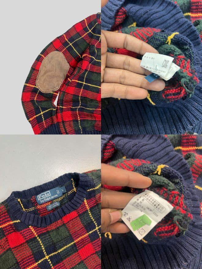 Bundle of 3 Polo Ralph Lauren Vintage Knit Sweaters – Men’s & Women’s — image 8 of 13