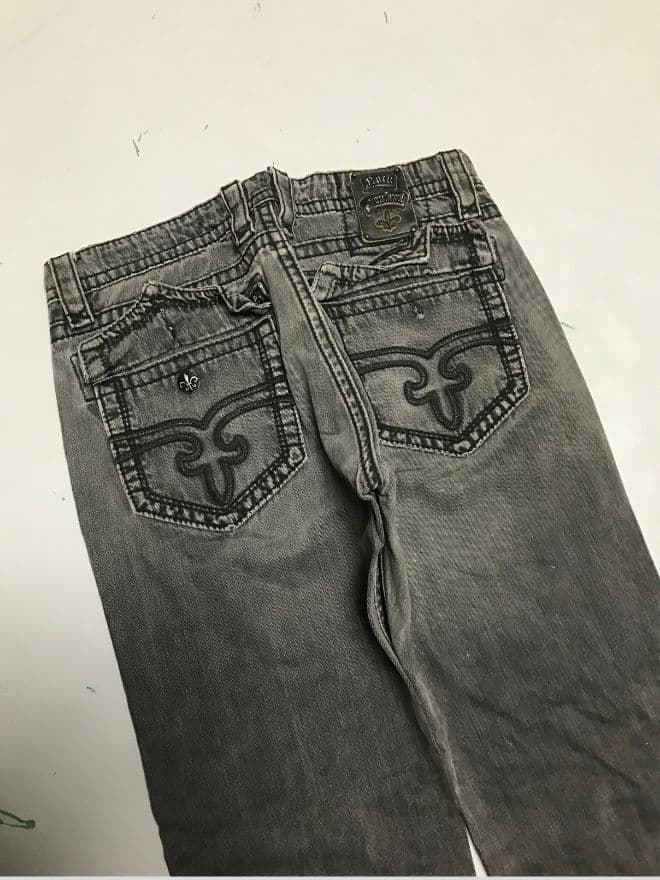 Vintage Rock Revival Embroidered Denim Jeans – Men’s US 36 / EU 52 — image 10 of 11