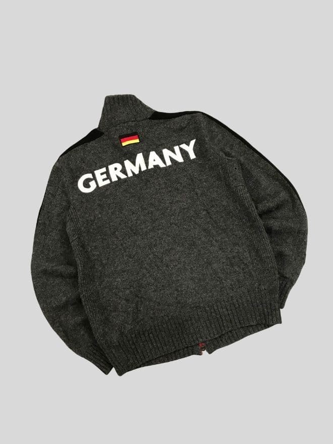 Vintage Polo Ralph Lauren Big Pony Germany Zip Sweater – Size M — image 9 of 9