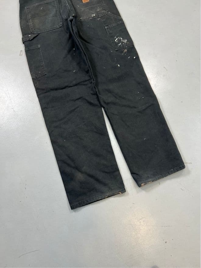 Vintage Carhartt Black Blanket-Lined Denim Jeans – Size 32 (US) / 48 (EU) — image 7 of 8