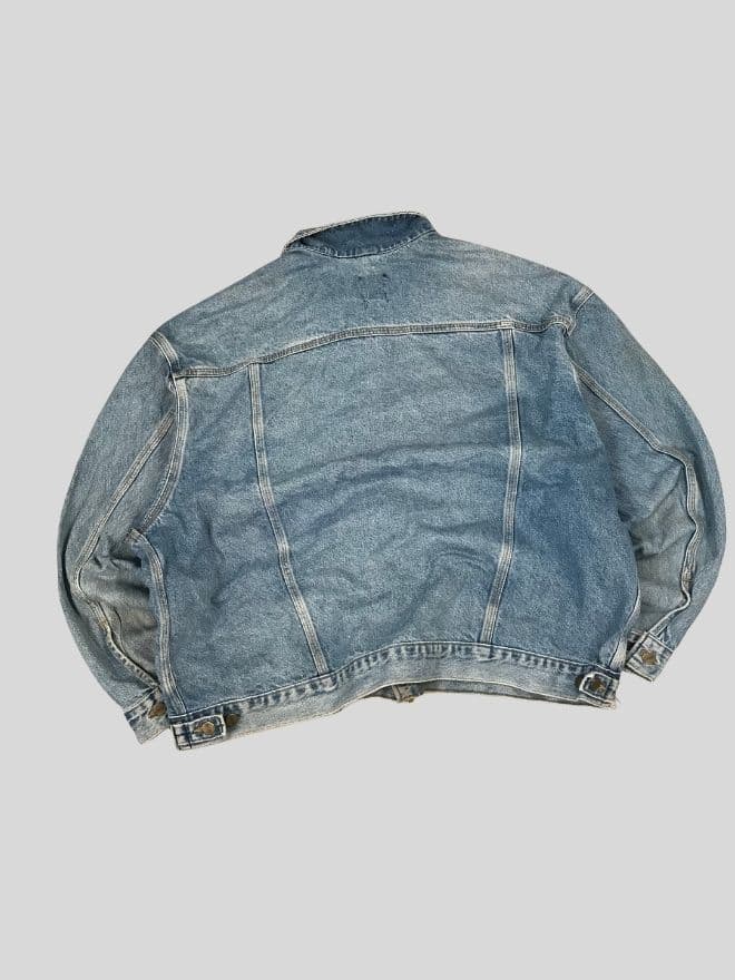 Vintage Carhartt Blue Trucker Denim Jacket – Men’s Large — image 7 of 7