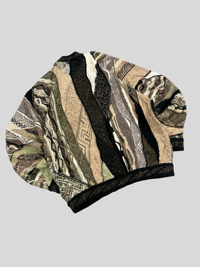 Vintage Coogi 3D Multicolor Knit Sweater — Size M | Streetwear Classic — image 7 of 9
